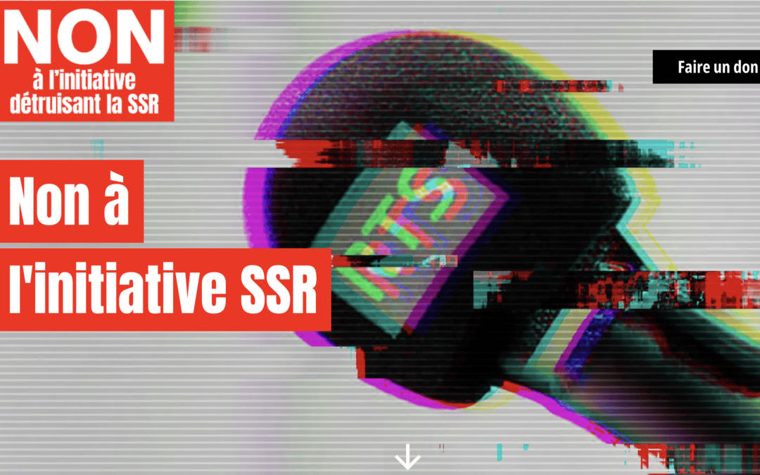 Pas de démocratie sans information : non à l’initiative SSR !