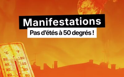 Canicules: traiter les causes, pas seulement les symptômes